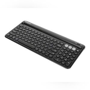 Targus Compact Multi-Device Bluetooth Antimicrobial Keyboard, Black, w/Batteries